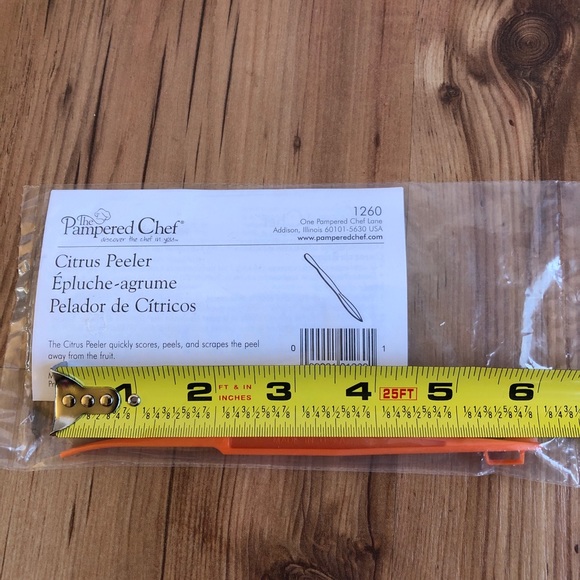 Pampered Chef Kitchen Peeler New Pampered Chef Citrus Peeler 6 14